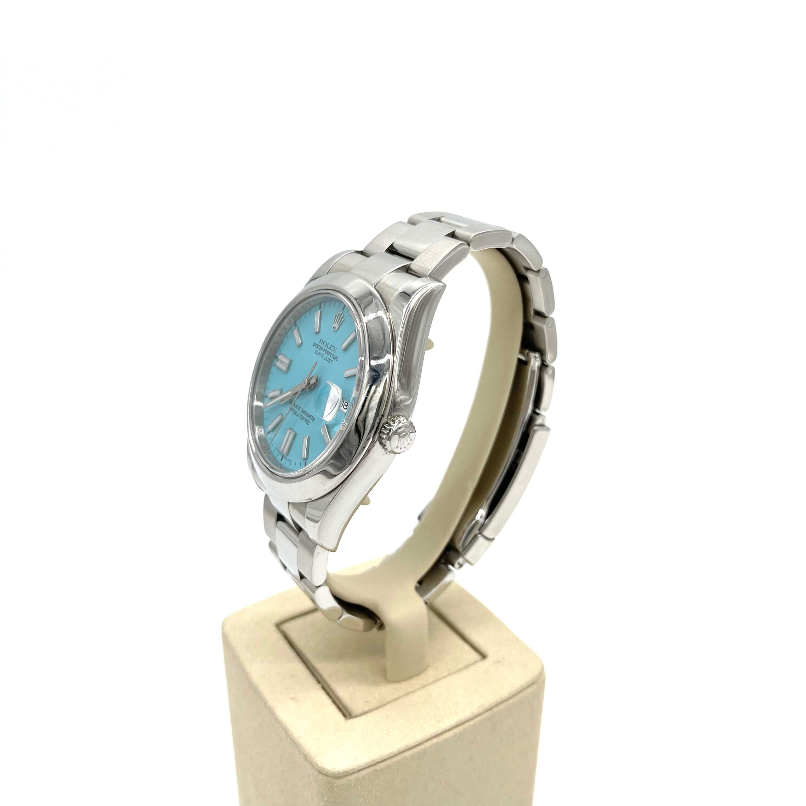 Rolex Oyster Perpetual 41 Turquoise Blue Men’s Watch