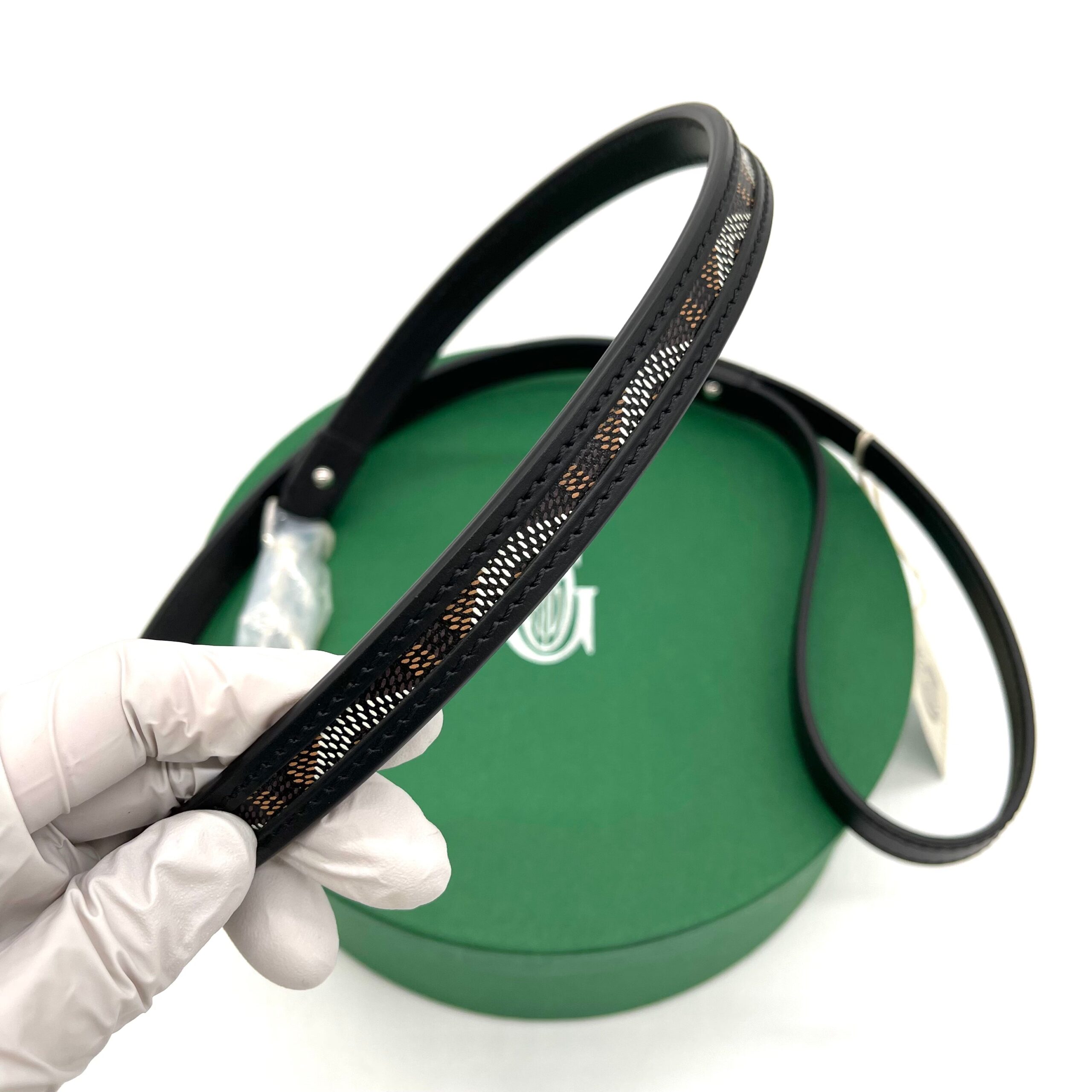 2022 Brand New Goyard Black Dog Leash