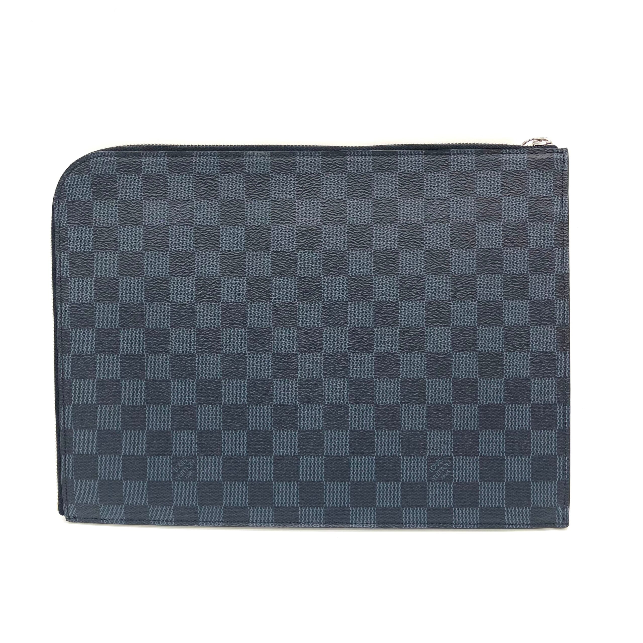 LOUIS VUITTON Damier Cobalt America's Cup Regatta Poche Documents Portfolio Case