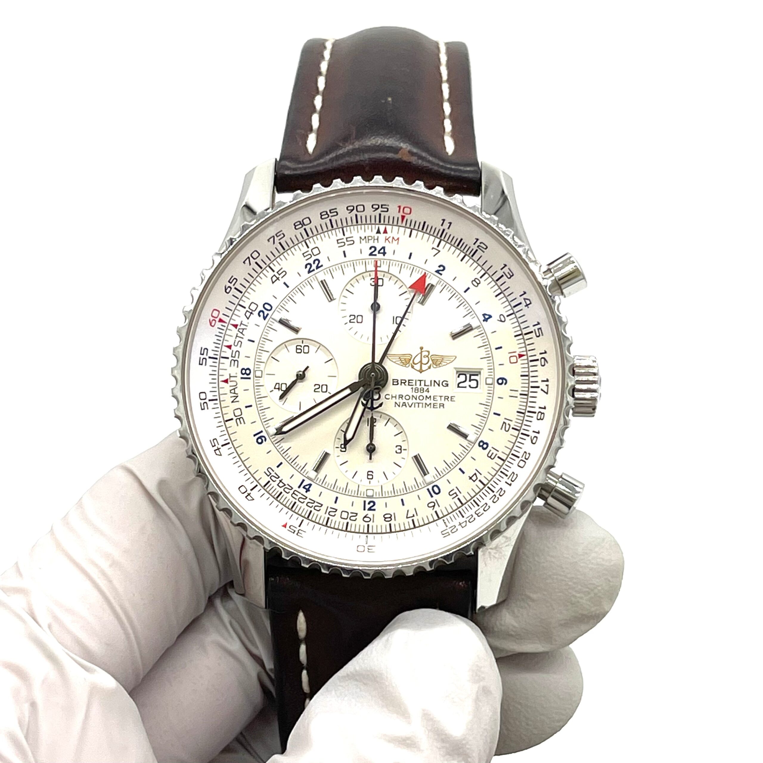 Breitling Navitimer World GMT Mens Watch