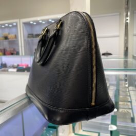 LOUIS VUITTON Epi Alma PM Black